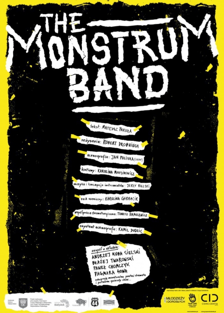 Plakat: "The Monstrum Band" Grupa Coincidentia i Teatr Lalki i Aktora „Kubuś”