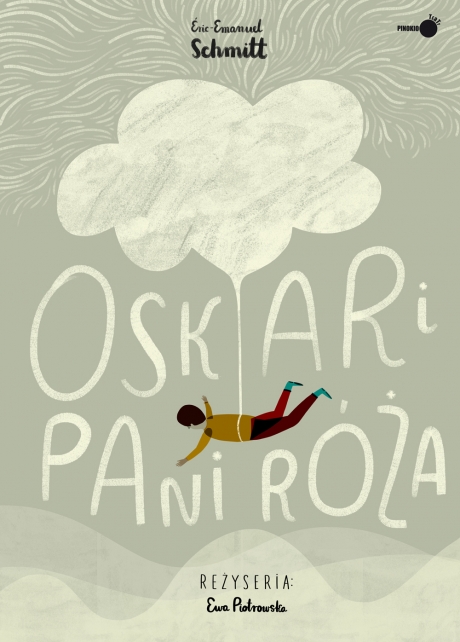 Plakat: Oskar i pani Róża (Teatr Pinokio)
