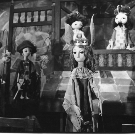zdjęcie ze spektaklu "Książę Portugalii" reż. Emilia Umińska, premiera 1976 r.