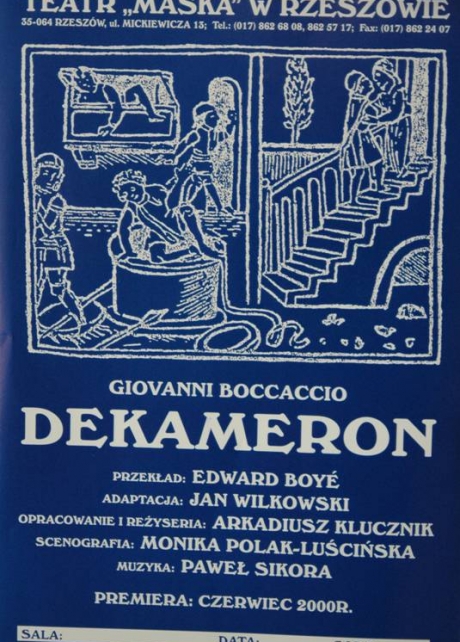 Plakat: The Decameron