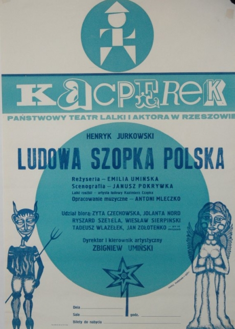 Plakat: Ludowa szopka polska