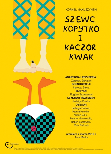 Plakat: Szewc Kopytko i kaczor Kwak